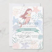 Unter dem Meeresschutzgebiet Meerjungfrau Grün zum Einladung (Vorderseite)