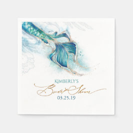 Unter dem Meeresschutzgebiet Meerjungfrau Themed B Serviette