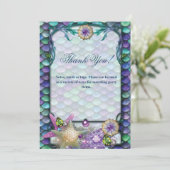 Unter dem Meeresschutzkarte Einladung (Stehend Vorderseite)