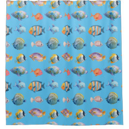 Unter dem Meeresschutzmuster Duschvorhang