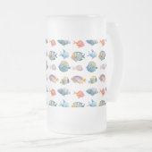 Unter dem Meeresschutzmuster Mattglas Bierglas (VorderseiteRechts)