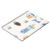 Unter dem Meeresschutzschild Notizblock (Linke Seite)