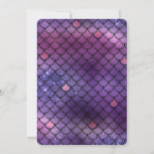 Unter dem Meeresspiegel der kleinen Meerjungfrau-P Einladung (Rückseite)