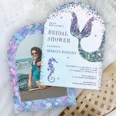 Unter dem Meeresspiegel Lila Meerjungfrau-Arch-Bra Einladung