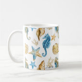 Unter dem Meeresspiegel Personalisiert Kaffeetasse (Links)