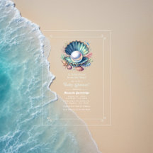 Unter dem Meeresthema kleine Perldusche