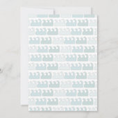 Unter dem Meereswal-Brautparty Einladung (Rückseite)