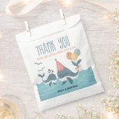 Unter dem Meereswal Kinderdusche Vielen Dank Geschenktütchen (Ausgeschnitten)