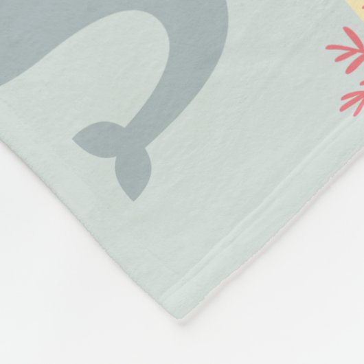 Unter dem Meilenstein der Freunde des Meeres Fleecedecke (Ecke)