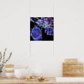 Unter dem Mikroskop Art Print Poster (Küche)