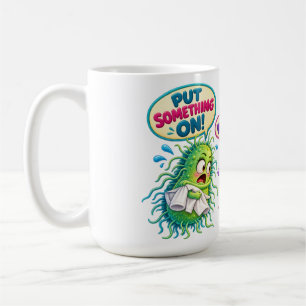 Unter dem Mikroskop – Lustige Mikrobiologie Bakter Kaffeetasse