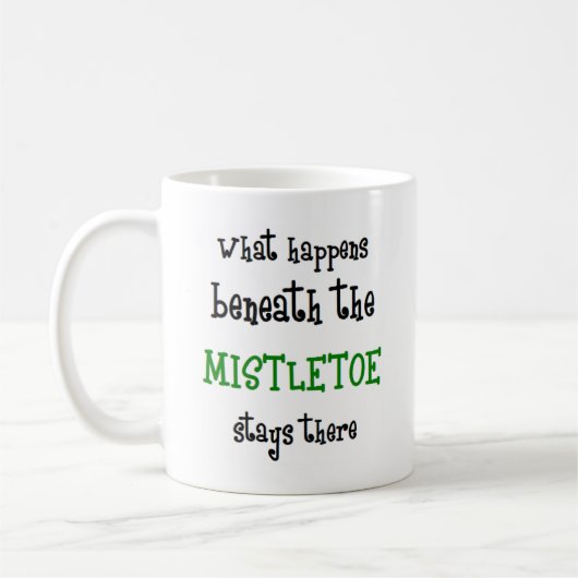unter dem Mistelon Kaffeetasse (Links)