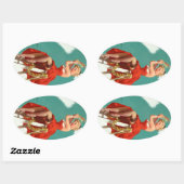 Unter dem Mistletoe-Button Ovaler Aufkleber (Blatt)