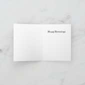 Unter dem Mistletoe Karte (Innenseite)