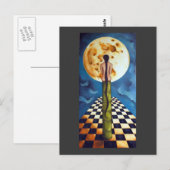 Unter dem Mond Postkarte (Vorne/Hinten)