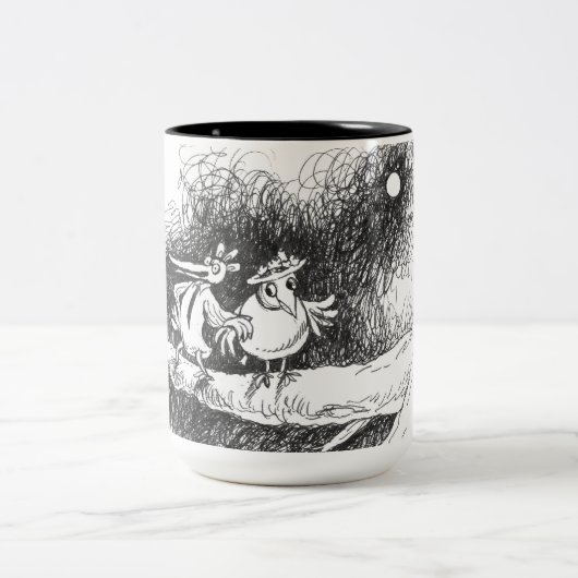 unter dem Mond Zweifarbige Tasse (Mittel)