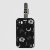 Unter dem Mondmarken Gepäckanhänger (Vorderseite Vertikal)