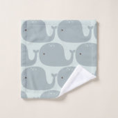 Unter dem Motto "Freunde des Meeres" Badhandtuch Set (Waschlappen)