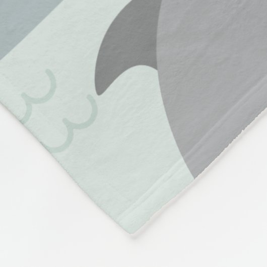 Unter dem Motto "Freunde des Meeres" Fleecedecke (Ecke)