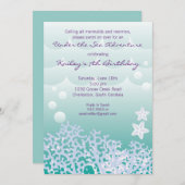 Unter dem Motto "Sea Birthday Party Invitation"(Aq Einladung (Vorne/Hinten)
