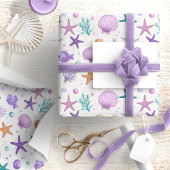 Unter dem Muster des Meereslebens ID1143 Geschenkpapier