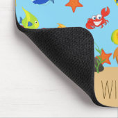 Unter dem Namen "Seefische und Anchor-Kid" Mousepad (Ecke)