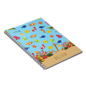 Unter dem Namen "Seefische und Anchor-Kid" Notizblock (Rechte Seite)