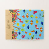 Unter dem Namen "Seefische und Anchor-Kid" Puzzle (Horizontal)