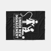 Unter dem neuen Management-Bachelor-Party-Favorite Fleecedecke (Vorderseite (Horizontal))