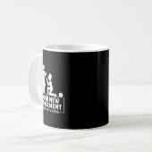 Unter dem neuen Management-Bachelor-Party-Favorite Kaffeetasse (Vorderseite Links)
