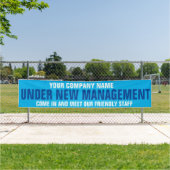 Unter dem neuen Management-Geschäft signalisieren  Banner (Insitu)