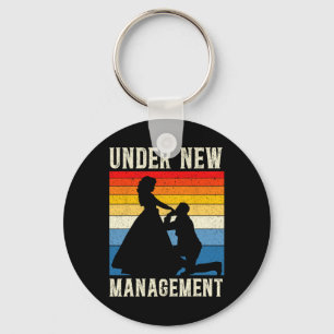 Unter dem neuen Management Groom Wedding Bachelor Schlüsselanhänger