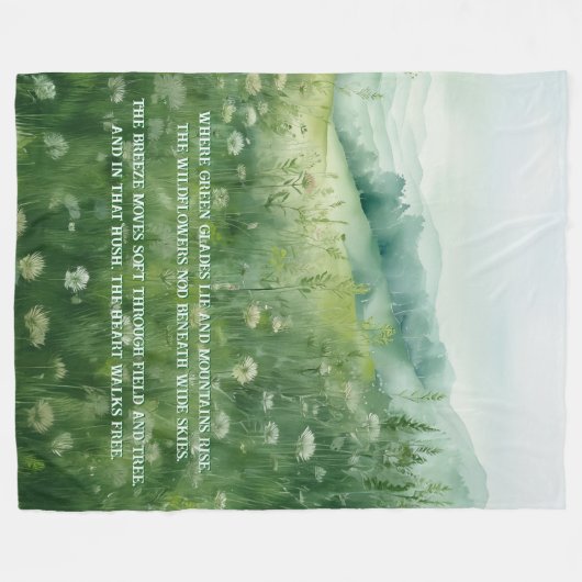 Unter dem "Open Sky Fleece Blanket" (Vorderseite (Horizontal))