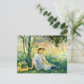 Unter dem Orangetree von Berthe Morisot Postkarte (Stehend Vorderseite)