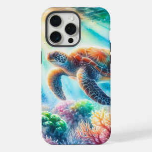 Unter dem Ozean Meeresschildkröte iPhone 15 Pro Max Hülle
