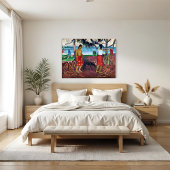 Unter dem Pandanus I Poster