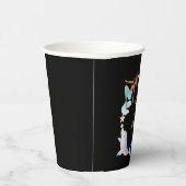 Unter dem Papier-Becher Pappbecher (Rechts)