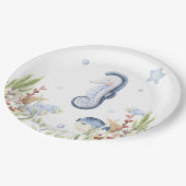 Unter dem Party des Meeres, Meerestiere Pappteller (Schrägansicht)