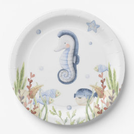 Unter dem Party des Meeres, Meerestiere Pappteller