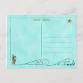 Unter dem Party des Meeres Vielen Dank, Postcard Postkarte (Rückseite)