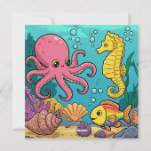 Unter dem Party Feiertagskarte (Rückseite)