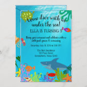 Unter dem Party laden Einladung (Vorne/Hinten)