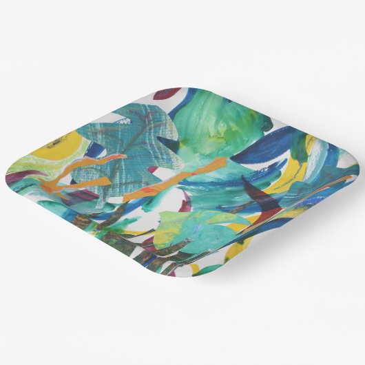 Unter dem Party, Papierplatte Pappteller (Gewinkelt)