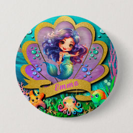 Unter dem Party "Sea & Mermaid Birthday Girl" Button