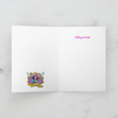 Unter dem Party "Sea & Mermaid Birthday Girl" Einladung (Innenseite)