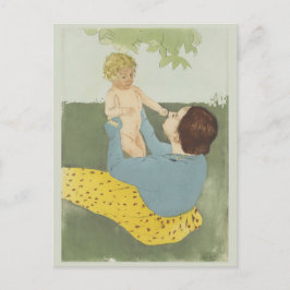 Unter dem Pferdekastanienbaum Mary Cassatt Postkarte