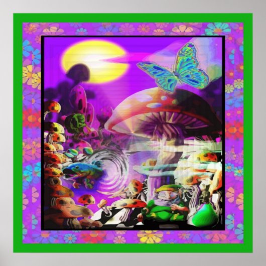 Unter dem Pilzplakat Poster (Vorne)