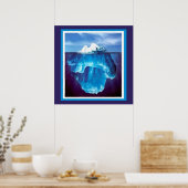 Unter dem Plakat (Küche)