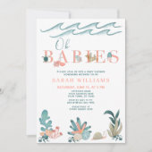 Unter dem QR-Code des Meeres gibt es mehrere Oh Ba Einladung (Vorderseite)