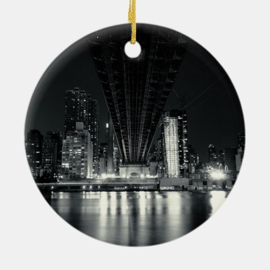 Unter dem Queensboro Bridge - NYC Keramikornament (Hinten)